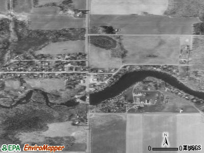 Zip code 54857 satellite photo by USGS