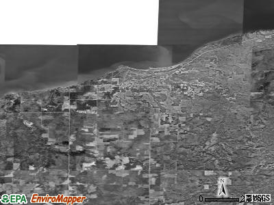 Zip code 54865 satellite photo by USGS
