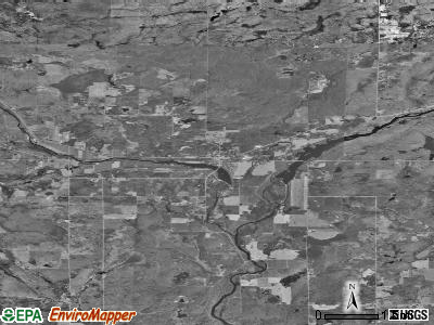 Zip code 54867 satellite photo by USGS