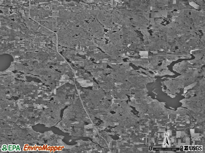Zip code 54870 satellite photo by USGS