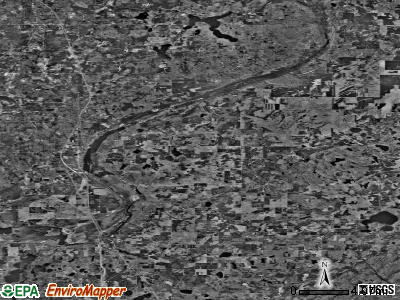 Zip code 54873 satellite photo by USGS