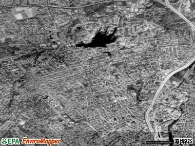 Zip code 06606 satellite photo by USGS