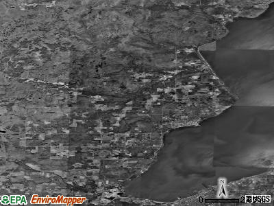 Zip code 54891 satellite photo by USGS