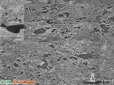 Zip code 54893 satellite photo by USGS