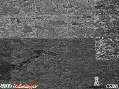 Zip code 54923 satellite photo by USGS