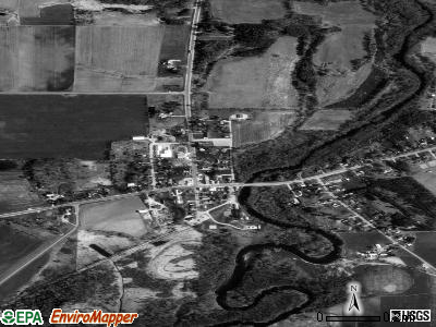 Zip code 54933 satellite photo by USGS