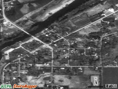 Zip code 54934 satellite photo by USGS