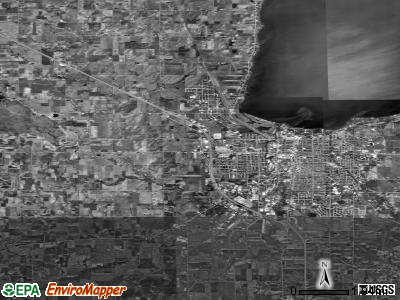 Zip code 54937 satellite photo by USGS