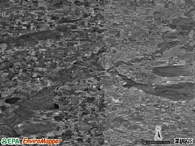 Zip code 54961 satellite photo by USGS