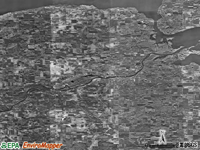 Zip code 54963 satellite photo by USGS