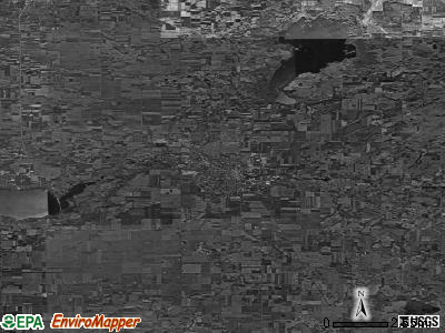 Zip code 54971 satellite photo by USGS