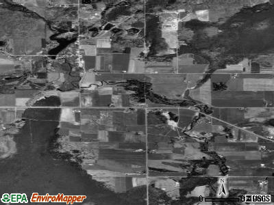 Zip code 54978 satellite photo by USGS