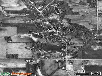 Zip code 54980 satellite photo by USGS
