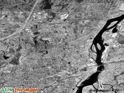 Zip code 06614 satellite photo by USGS