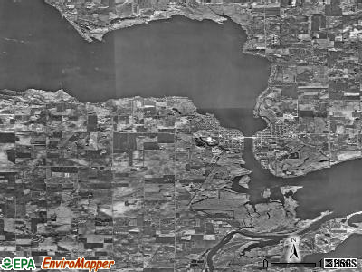 Zip code 54986 satellite photo by USGS