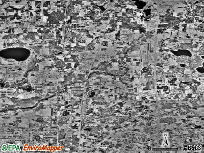 Zip code 55011 satellite photo by USGS