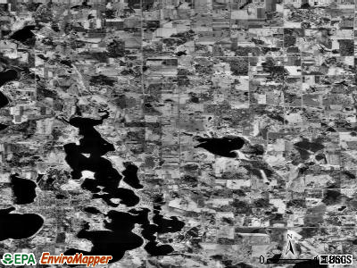 Zip code 55012 satellite photo by USGS