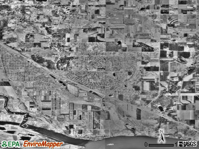 Zip code 55016 satellite photo by USGS