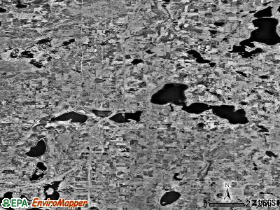 Zip code 55025 satellite photo by USGS