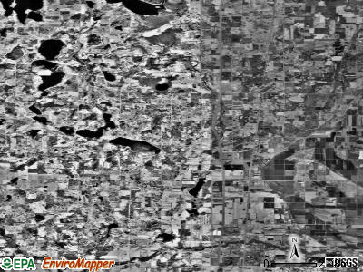 Zip code 55032 satellite photo by USGS