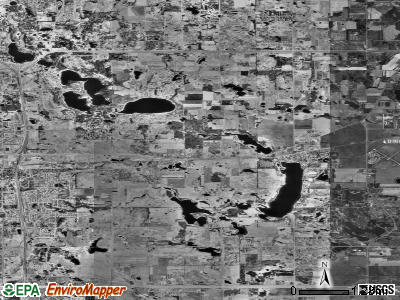 Zip code 55042 satellite photo by USGS