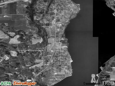 Zip code 55043 satellite photo by USGS