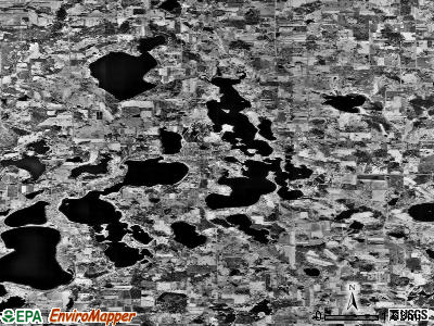 Zip code 55045 satellite photo by USGS