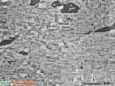 Zip code 55052 satellite photo by USGS