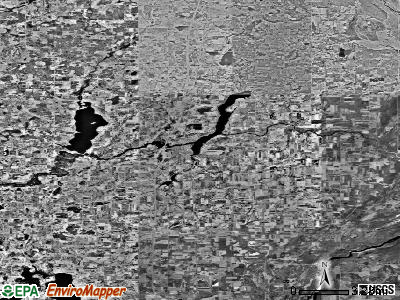Zip code 55063 satellite photo by USGS