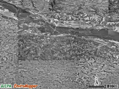 Zip code 55066 satellite photo by USGS