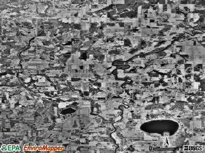 Zip code 55070 satellite photo by USGS