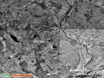 Zip code 06708 satellite photo by USGS