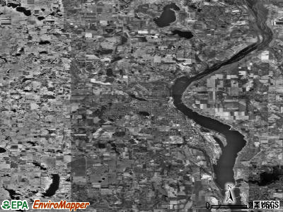 Zip code 55082 satellite photo by USGS
