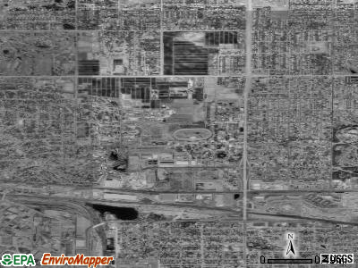 Zip code 55108 satellite photo by USGS