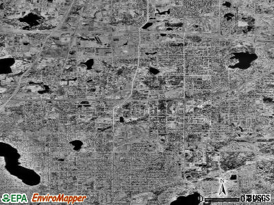 Zip code 55109 satellite photo by USGS