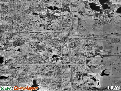 Zip code 55128 satellite photo by USGS