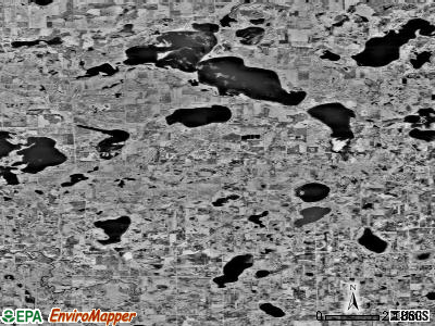 Zip code 55302 satellite photo by USGS