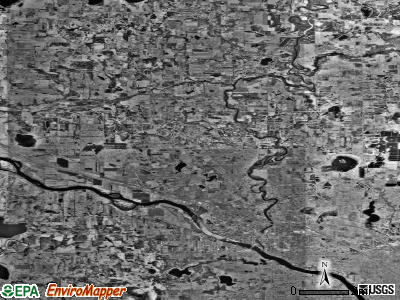 Zip code 55303 satellite photo by USGS