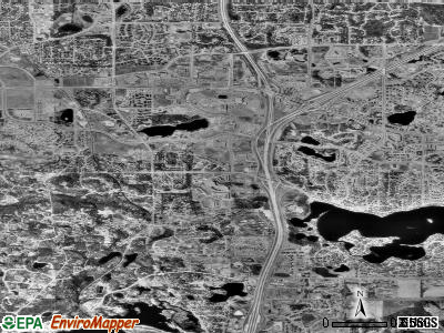 Zip code 55306 satellite photo by USGS