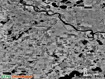 Zip code 55320 satellite photo by USGS
