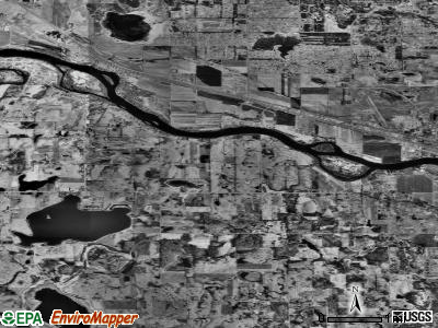 Zip code 55327 satellite photo by USGS