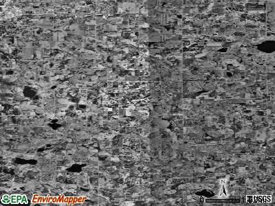 Zip code 55340 satellite photo by USGS