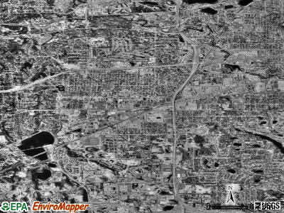 Zip code 55343 satellite photo by USGS