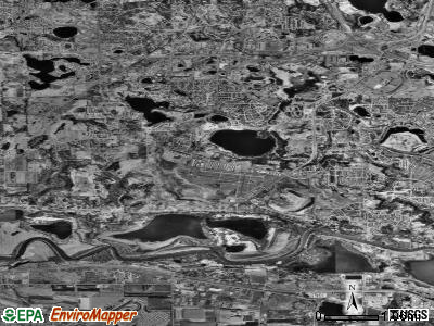 Zip code 55347 satellite photo by USGS