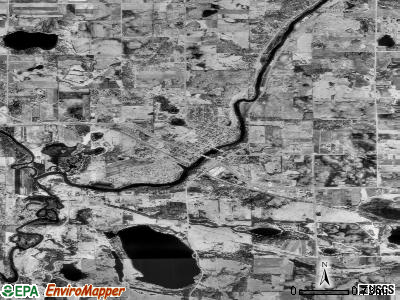 Zip code 55373 satellite photo by USGS