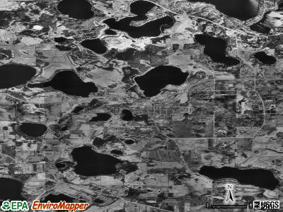 Zip code 55386 satellite photo by USGS