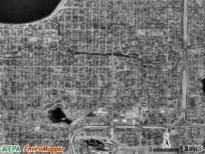 Zip code 55419 satellite photo by USGS