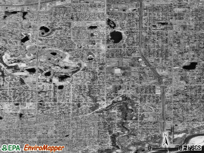 Zip code 55431 satellite photo by USGS