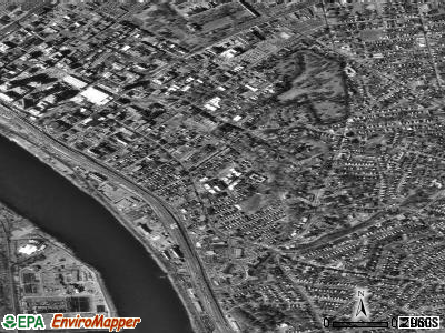 Zip code 01105 satellite photo by USGS