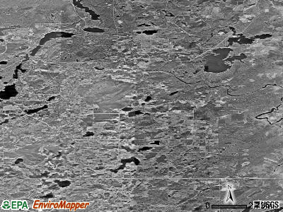 Zip code 55705 satellite photo by USGS